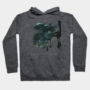 The Stone Giants' Sanctuary: Realm of the Mushroom Dwellers Hoodie